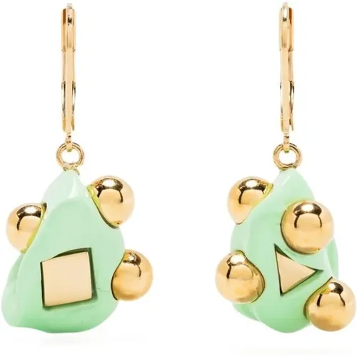 Green Gold Mini Odyssey Earrings , female, Sizes: ONE SIZE - Colville - Modalova