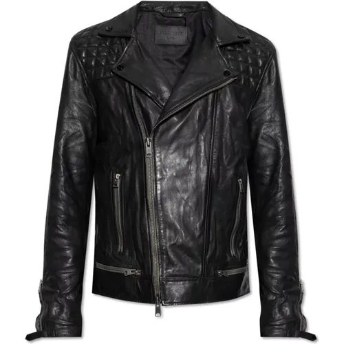 Leather Jacket Conroy , male, Sizes: S, M, L, XL - AllSaints - Modalova