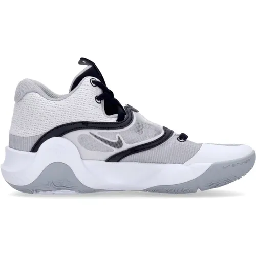 Skate Shoes White/Black/Grey Basketball Style , male, Sizes: 10 1/2 UK, 13 UK, 11 UK, 8 1/2 UK, 6 UK, 10 UK, 11 1/2 UK, 9 UK - Nike - Modalova