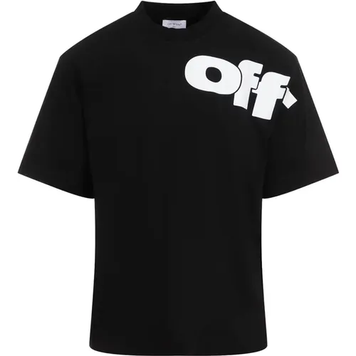 Logo Tee Shirt , male, Sizes: S - Off White - Modalova