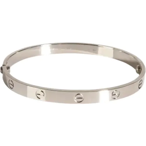 Pre-owned White Gold bracelets , female, Sizes: ONE SIZE - Cartier Vintage - Modalova