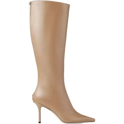 Beige Lederstiefel Jimmy Choo - Jimmy Choo - Modalova