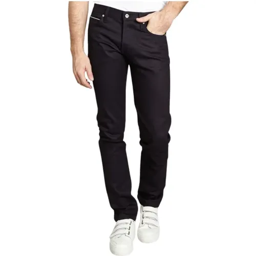 Super Guy Stretch Selvedge Jeans , male, Sizes: W29, W28 - Naked & Famous Denim - Modalova