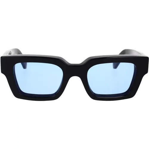 Unisex Virgil 11040 Logo Sunglasses , unisex, Sizes: 50 MM - Off White - Modalova