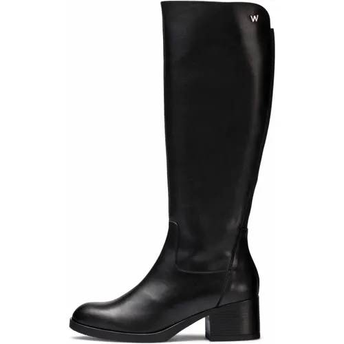 Stiefel Melissa Schwarz - Größe: 39, Farbe: Schwarz , Damen, Größe: 36 EU - Wonders - Modalova