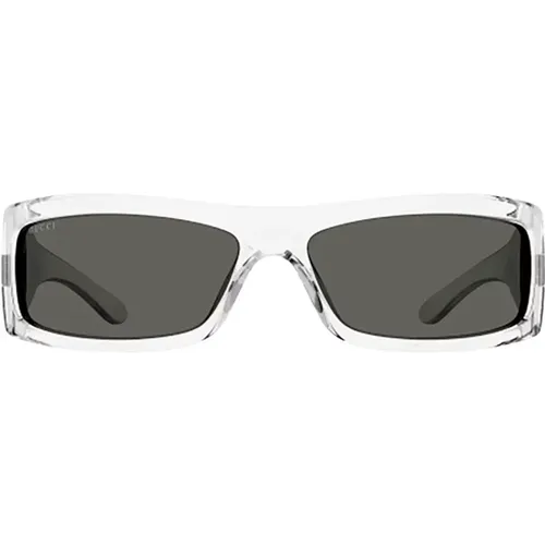 Grey Sunglasses for Women , female, Sizes: 64 MM - Gucci - Modalova