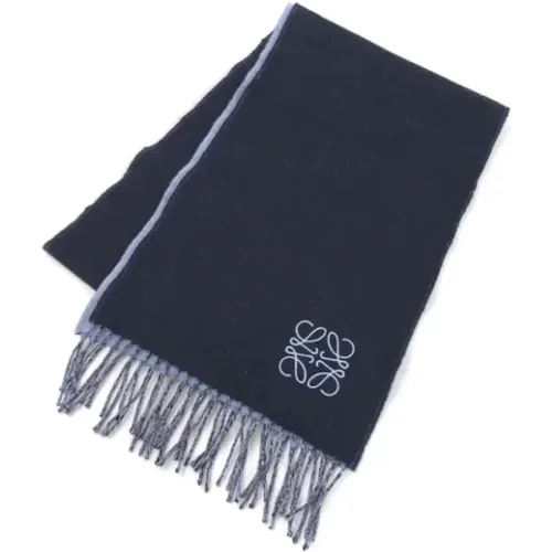 Pre-owned Wool scarves , female, Sizes: ONE SIZE - Loewe Pre-owned - Modalova