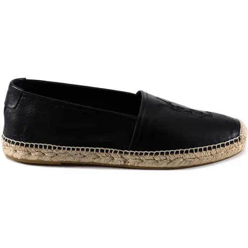 Bestickte Leder-Espadrilles - Saint Laurent - Modalova