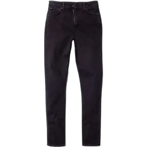 Mellow Mae Slim-Fit Jeans , Damen, Größe: W26 L30 - Nudie Jeans - Modalova