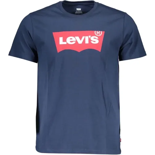 Blauer Logo Tee Klassischer Rundhalsausschnitt Levi's - Levis - Modalova