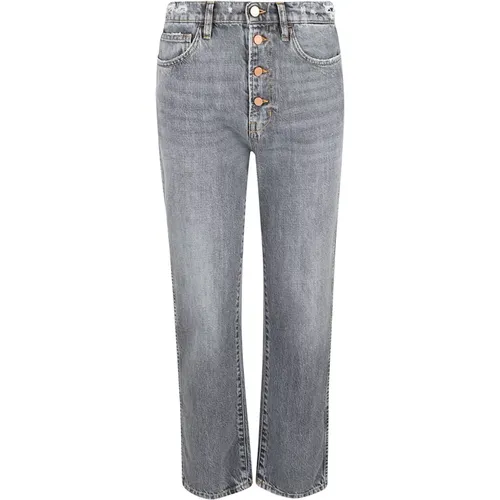 Graue Baumwolljeans Made in Italy , Damen, Größe: W28 - 3X1 - Modalova