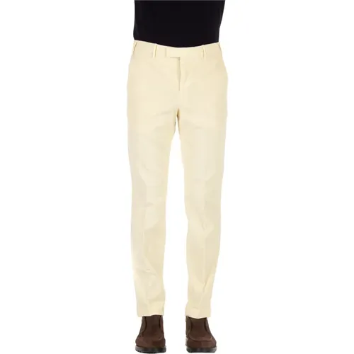 Cream Trousers with Contemporary Style , male, Sizes: L - PT Torino - Modalova
