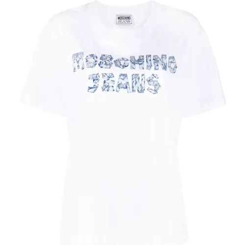 Jeans T-shirts and Polos , female, Sizes: S, XS - Moschino - Modalova