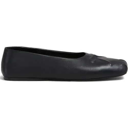 Flat Shoes for Women , female, Sizes: 6 1/2 UK - Marni - Modalova