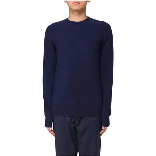 Wool Crew Neck Regular Fit Sweater , male, Sizes: L, M, XL, S - Aspesi - Modalova