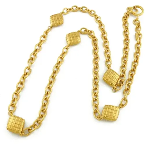 Gebrauchte Gold Metall Chanel Halskette - Chanel Vintage - Modalova