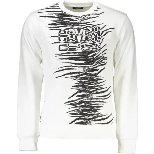 Herren Logo Print Sweatshirt , Herren, Größe: XL - Cavalli Class - Modalova