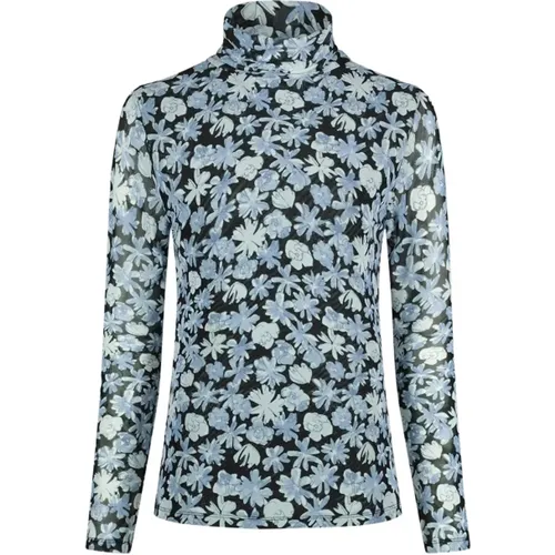 Blumen Rollkragen Top , Damen, Größe: XL - Fabienne Chapot - Modalova