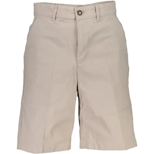 Herren Bermuda Shorts Grau Regular Fit , Herren, Größe: W32 - North Sails - Modalova