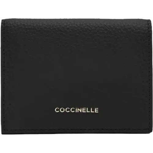 Metallic Soft Wallet Spring/Summer Collection , female, Sizes: ONE SIZE - Coccinelle - Modalova