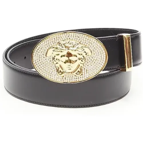 Pre-owned Leder grtel - Versace Pre-owned - Modalova