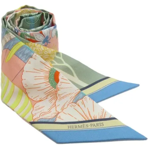 Pre-owned Silk scarves , female, Sizes: ONE SIZE - Hermès Vintage - Modalova