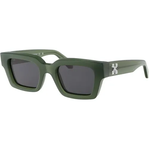 Stylish Sunglasses for Virgils Collection , unisex, Sizes: 50 MM - Off White - Modalova
