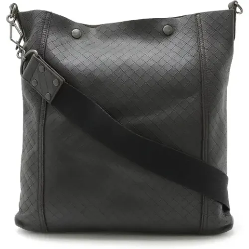 Pre-owned Leather shoulder-bags , female, Sizes: ONE SIZE - Bottega Veneta Vintage - Modalova