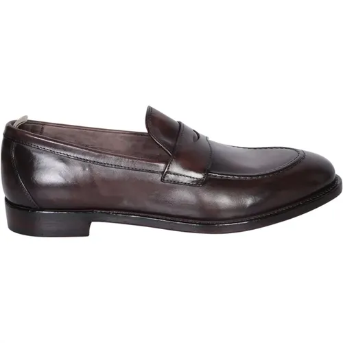 Leather Loafer Shoes , male, Sizes: 8 UK, 9 1/2 UK, 7 UK, 10 1/2 UK - Officine Creative - Modalova