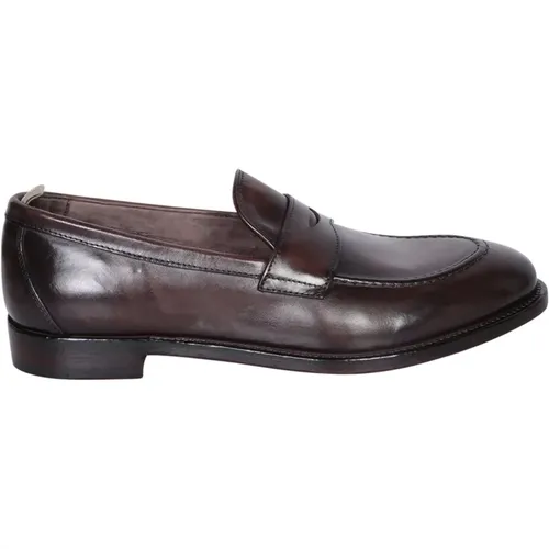 Leather Loafer Shoes , male, Sizes: 8 UK, 9 1/2 UK, 7 UK - Officine Creative - Modalova