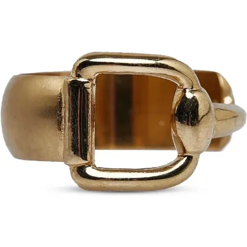 Pre-owned Metal rings , female, Sizes: ONE SIZE - Gucci Vintage - Modalova