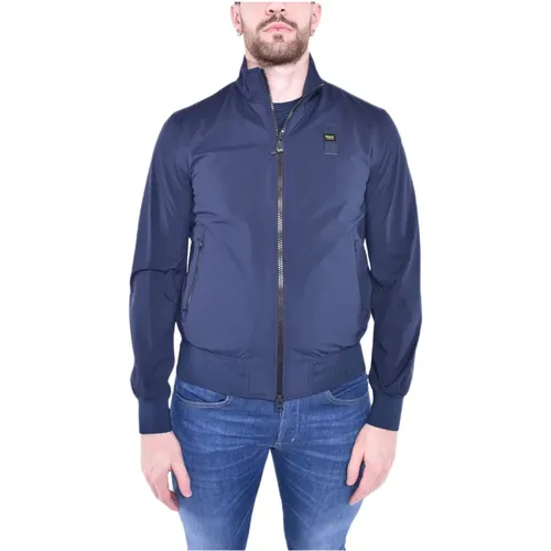 Short Neoprene 3 Layer Jacket , male, Sizes: 2XL, S, L, M, XL - Blauer - Modalova