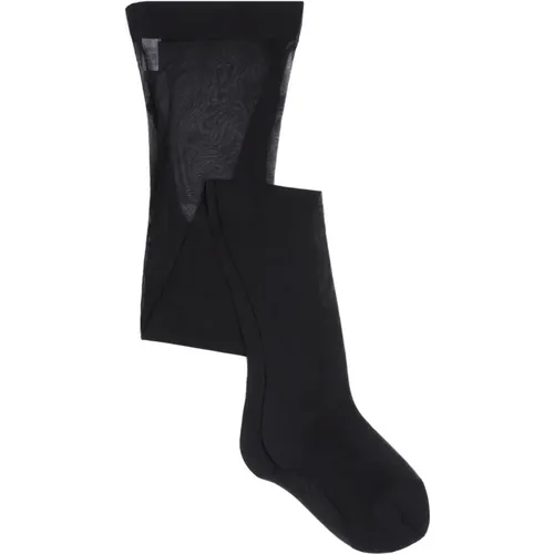 Schwarze Luxus Accessoires Socken , Damen, Größe: S - Dolce & Gabbana - Modalova