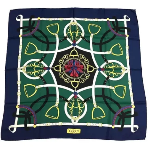 Pre-owned Silk scarves , female, Sizes: ONE SIZE - Gucci Vintage - Modalova