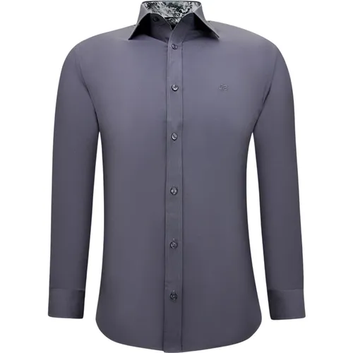 Neat Business Effe Hemden - Bluse mit schmaler Passform und Stretch , Herren, Größe: M - Gentile Bellini - Modalova