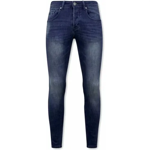Slim Fit Jeans für Herren - D-3058 , Herren, Größe: W34 - True Rise - Modalova