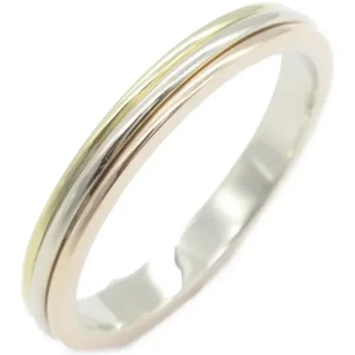 Pre-owned White Gold rings , female, Sizes: ONE SIZE - Cartier Vintage - Modalova