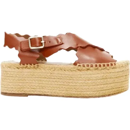 Pre-owned Leder espadrilles - Chloé Pre-owned - Modalova