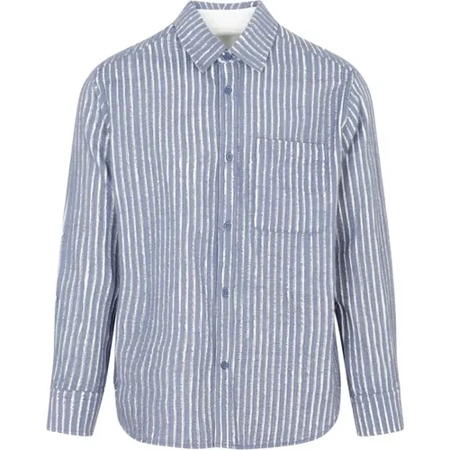 Hand-Frayed Stripe Shirt , male, Sizes: S - Craig Green - Modalova