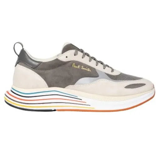 Grey Suede Stylish Trainers , male, Sizes: 6 UK, 7 UK, 9 UK - PS By Paul Smith - Modalova