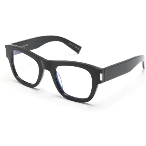 Schwarze Optische Brille mit Originalzubehör , unisex, Größe: 50 MM - Saint Laurent - Modalova