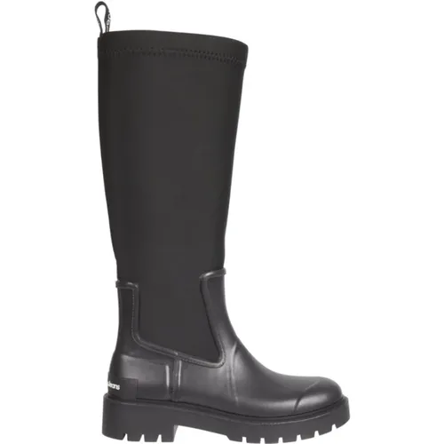 Stylish Neoprene Rain Boots , female, Sizes: 6 UK, 4 UK - Calvin Klein - Modalova