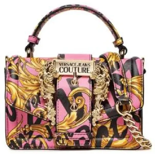 Space Couture Logo Print Handbag for Women , female, Sizes: ONE SIZE - Versace Jeans Couture - Modalova