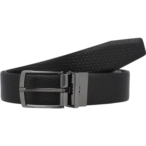 Reversible Brown Belt Men , male, Sizes: ONE SIZE - Boss - Modalova