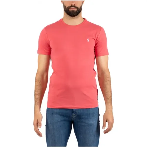 Herren Klassisches T-Shirt , Herren, Größe: XL - Ralph Lauren - Modalova
