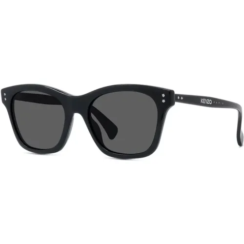 Shiny /Smoke Sunglasses , unisex, Sizes: 53 MM - Kenzo - Modalova