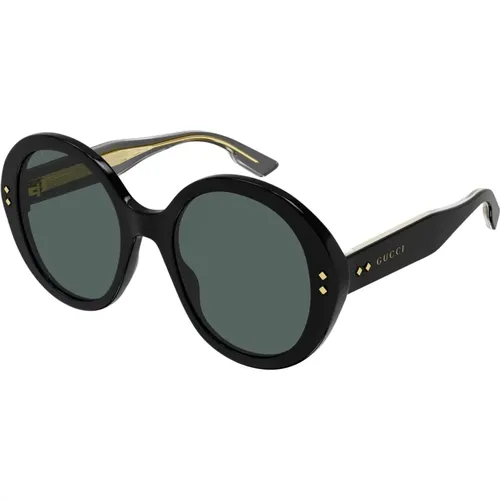Sonnenbrille Gg1081S 001 schwarz schwarz grau , Damen, Größe: 54 MM - Gucci - Modalova