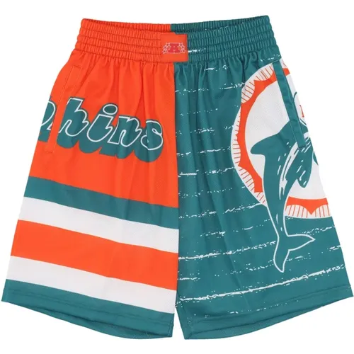 Miami Dolphins NFL Basketball Shorts , male, Sizes: L, S, XL - Mitchell & Ness - Modalova