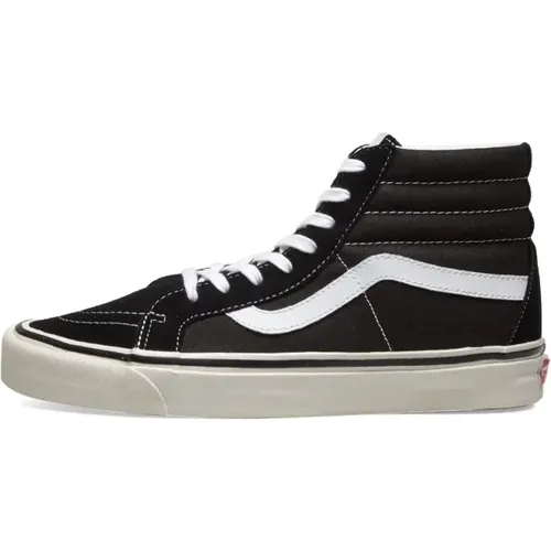 Sk8-Hi 38 DX Schwarz & Echtes Weiß , Herren, Größe: 45 EU - Vans - Modalova