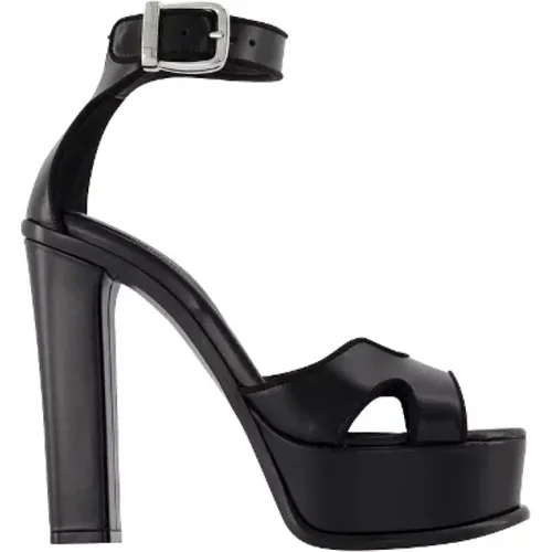 Leder heels Alexander McQueen - alexander mcqueen - Modalova